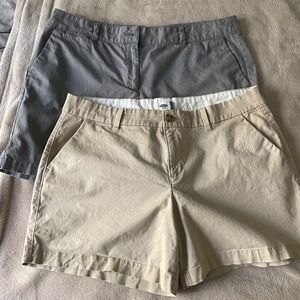 Shorts! Gray and Tan/beige Old navy shorts. Size 12.